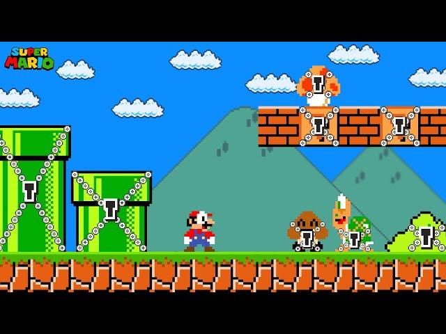 Super Mario Bros., but Everything is Locked