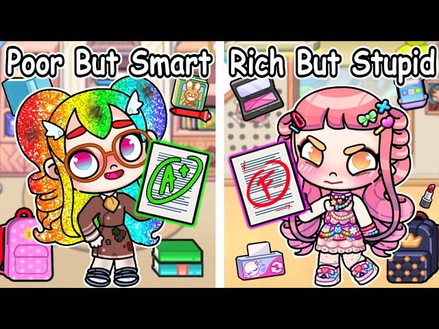 Poor But Smart And Rich But Stupid | Sad Story | Avatar World | Pazu Games