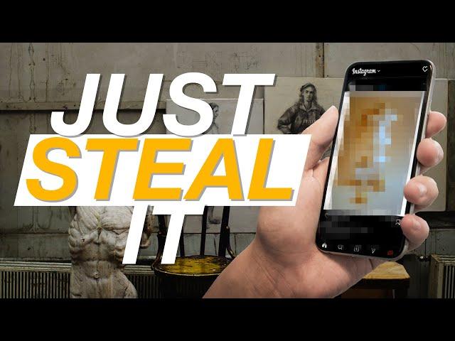 How to find your own style as an Artist (...by stealing)