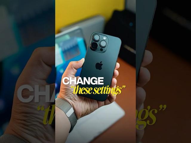 Change these iPhone Settings NOW!!