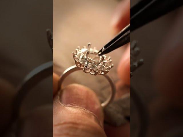 M008 MDTC jewelry Custom Engagement Ring Making Process #customjewelry #jewelrymaking #craftsmanship