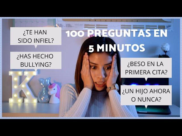 100 PREGUNTAS EN 5 MINUTOS / KIM RILAR