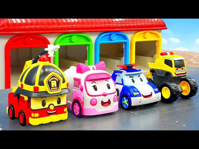 Go! Rescue Team is Coming! Car Garage Adventure | Dinky TV