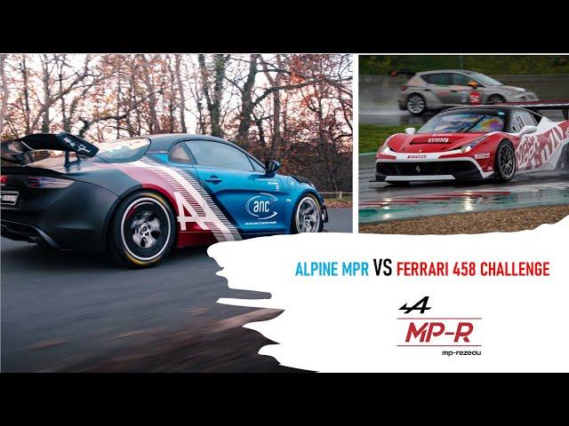 Alpine A110 MPR VS Ferrari 458 Challenge