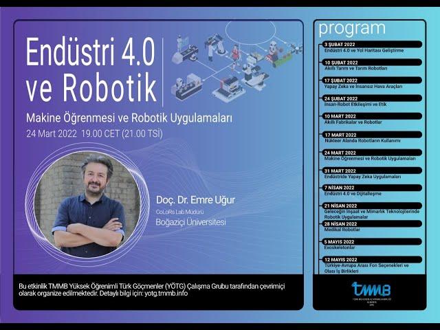 Makine Öğrenmesi ve Robotik Uygulamaları