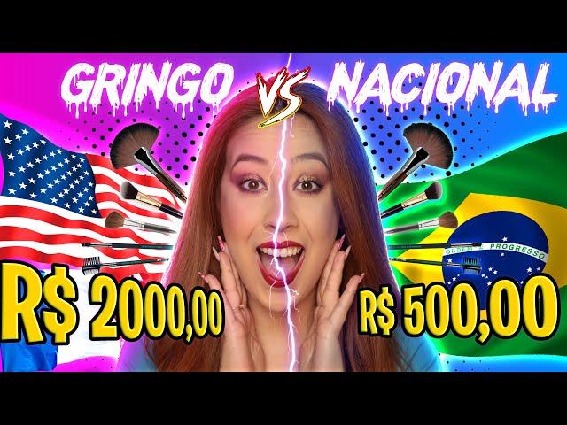 MAKE GRINGA VS MAKE NACIONAL | *ME SURPREENDI COM O RESULTADO*