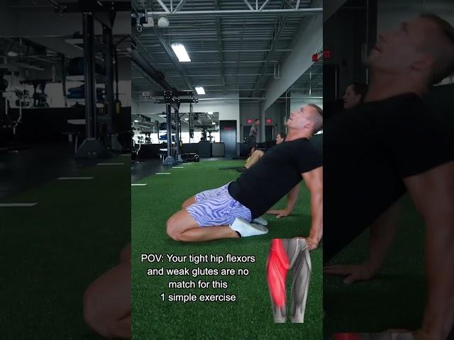 Tight Hip Flexors and Weak Glutes NO MORE!