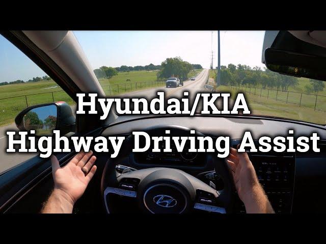 DEMO: Hyundai and Kia Highway Driving Assist on Highway and Interstate