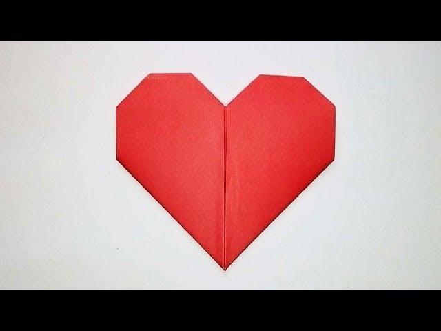 Origami Heart Instructions: How To Make Paper Heart Easy