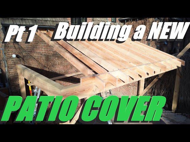 Building a Patio Cover Part 1-Beams, Posts and Rafters!