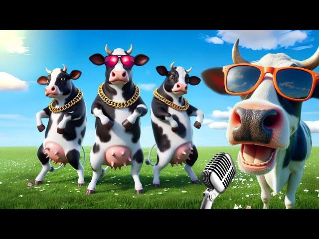 FUNNY COW DANCE 4 │Official Music | Cow Song & Cow Videos 2024 | Cow music | funny dancing cow | gay