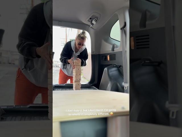 DIY SUV PLATFORM - I don’t like it. I’m going to rebuild, better. #diy #carcamping #woodworking