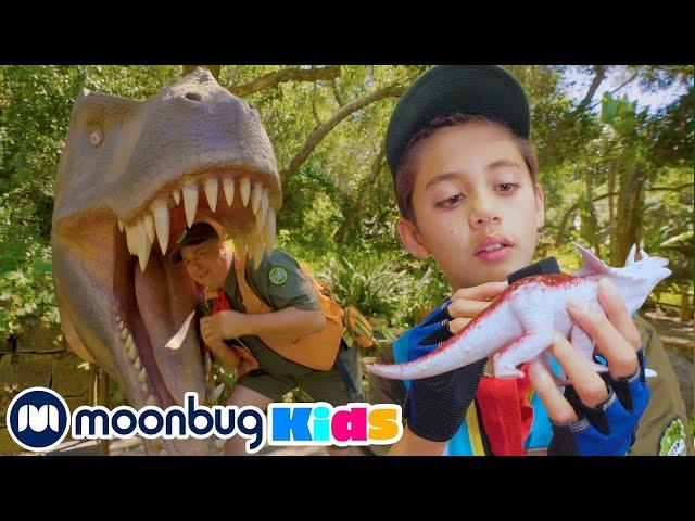 Search for the Dino Egg!! @TRexRanch | Moonbug Kids - Explore With Me!
