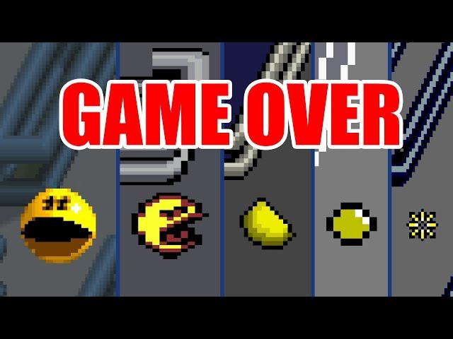 The DEATH of Pac-Man in Every Pac-Mania Version