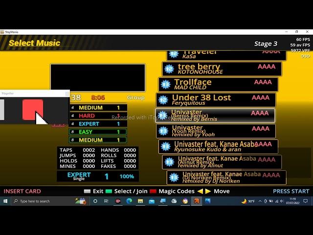 Stepmania: Binzokomegane Girls Union Song List T-Z