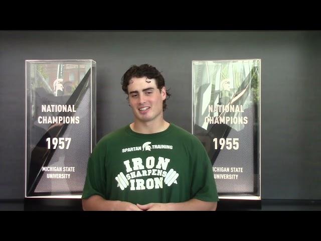 Michigan State LB Sam Edwards previews Boston College