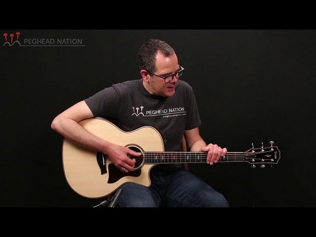 Taylor 814ce DLX V-Class Demo from Peghead Nation