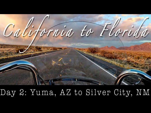 Cross-Country Motorcycle Trip | Day 2: Yuma, AZ to Silver City, NM