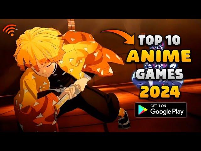 Top 10 Best ANIME Games For Android In 2024 | High Graphics (Online/Offline)