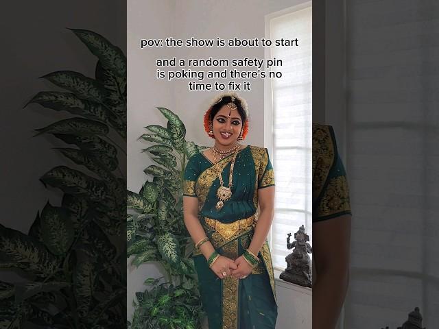 the show must go on?  #dance #kuchipudi #indianclassicaldance #costume #makeup