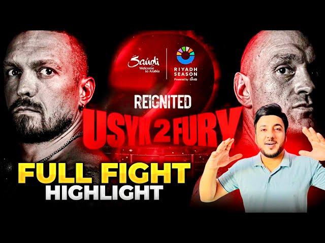 Usyk vs Fury 2: The Unforgettable Highlights