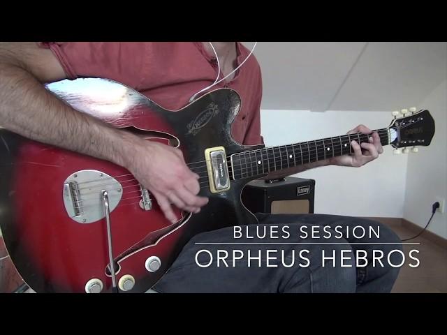 Blues session #4: Orpheus Hebros (Rare vintage Bulgarian guitar)