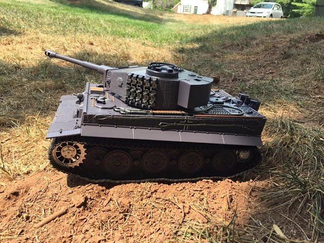 Taigen Tanks 1/16 Tiger 1 Late Version Review Footage #1