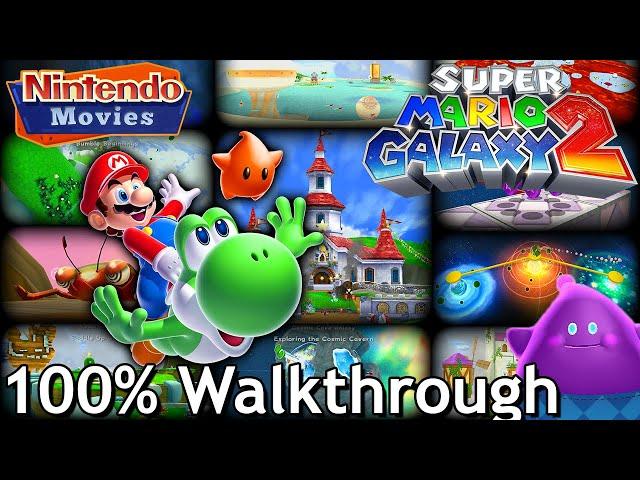 Super Mario Galaxy 2 - Complete Walkthrough (Full Game, 2 Players, All 242 Stars)