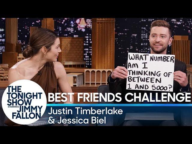 Best Friends Challenge with Justin Timberlake and Jessica Biel