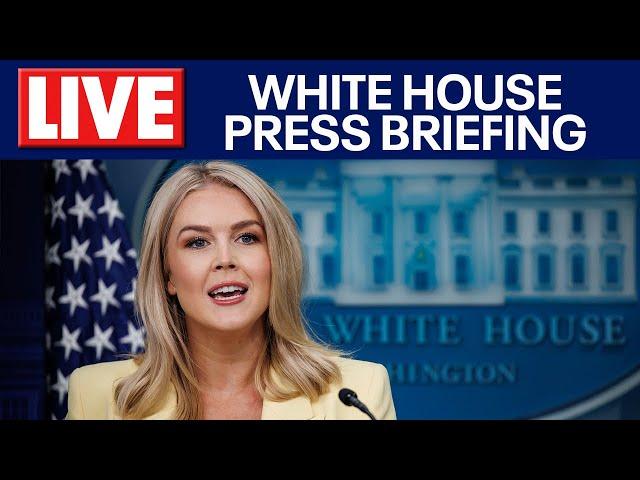 LIVE: Karoline Leavitt hosts White House Press Briefing