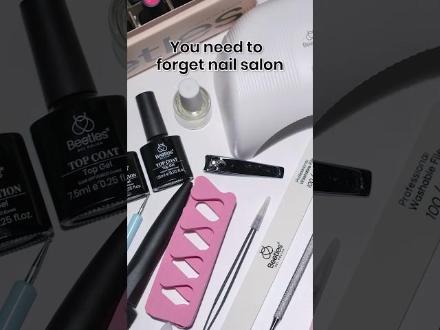 Beetles Nail Kit: your one-stop nail solution! Goodbye Salon Nails！