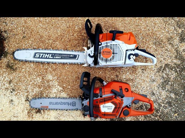 Stihl MS 462 | 1st Start | MS462 vs. 550 XP Mk2 | 72 vs 50 ccm