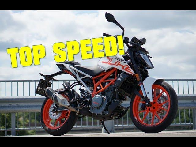 KTM 390 DUKE - MY TOP SPEED