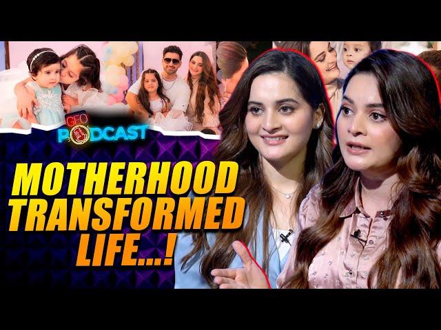 How life changed after becoming Mother? | Aiman & Minal Khan | Geo Podcast with Mubashir Hashmi