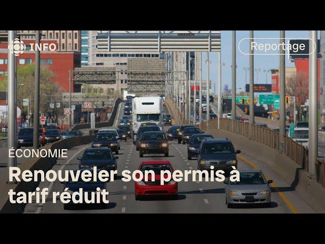 Le tarif du permis de conduire des Québécois demeure réduit en 2025