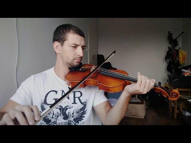 Abusing my first violin - Scott Cao STV-017E with Aileen WV900C-B Carbon Bow