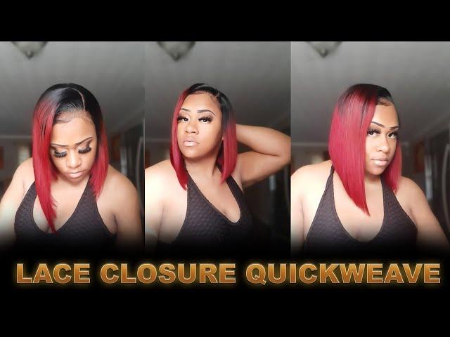 How to Slay Lace Closure Quick Weave Bob | Beginner Friendly | Quick & Easy