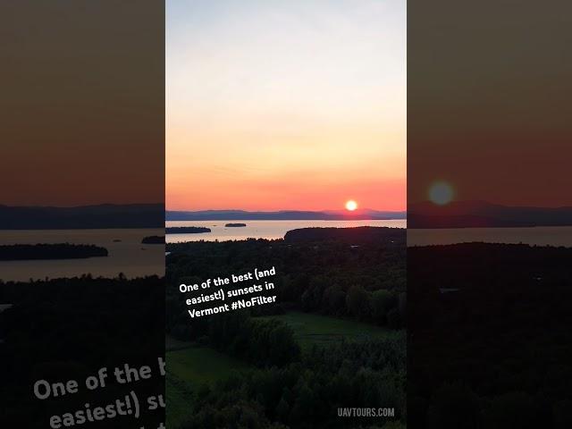 One of the best (AND EASIEST!) sunset spots in Vermont. #Vermont #vt #vermontsunset #vermontlife