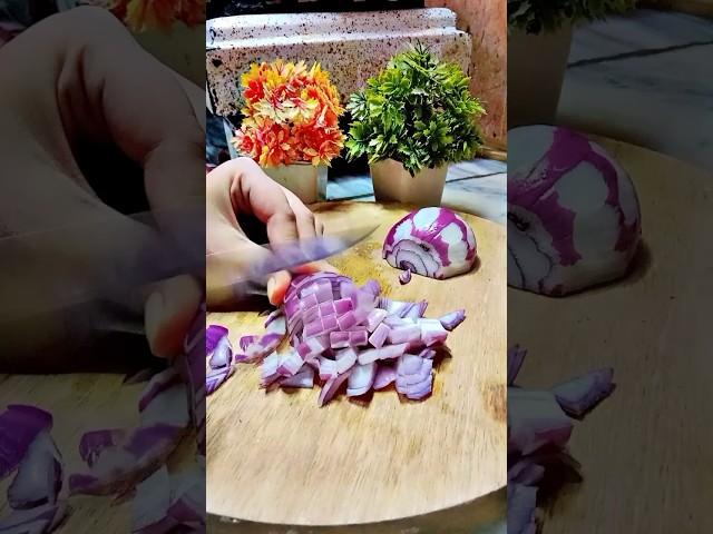 How to fine chop an onion !onion craft #shorts