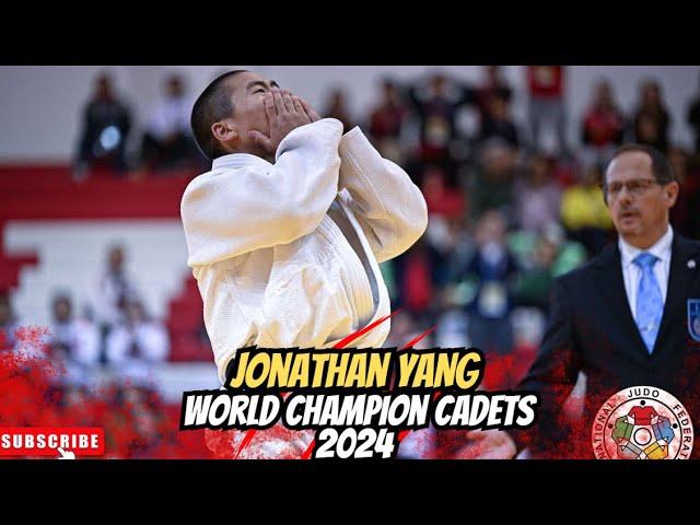 Jonathan Yang (USA) is the hero!  USA’s first ever Cadet World Champion!