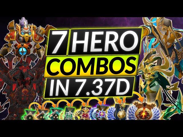 7 HERO COMBOS IN PATCH 7.37d - The Best Game and Lane Combos - Dota 2 Meta Guida