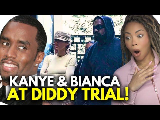 Kanye West & Wife Bianca BLOCKED By SECRET SERVICE From Diddy Trial this Morning!