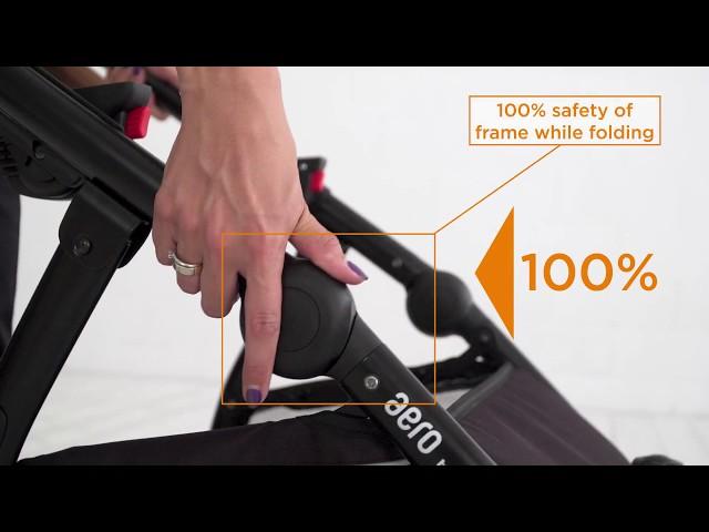 AERO Tutis stroller - 100% safety of frame while folding