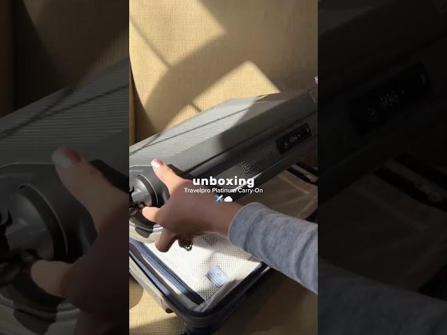 Unboxing Travelpro® Platinum® Elite Hardside luggage
