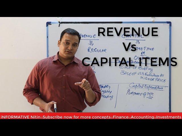 Difference between Capital and Revenue Expenditure