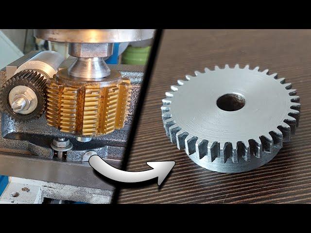 Freecutting gears at home: it kinda works, but not