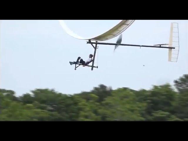 Japanese Student Takes Flight of Fancy, Creates Flying Bicycle