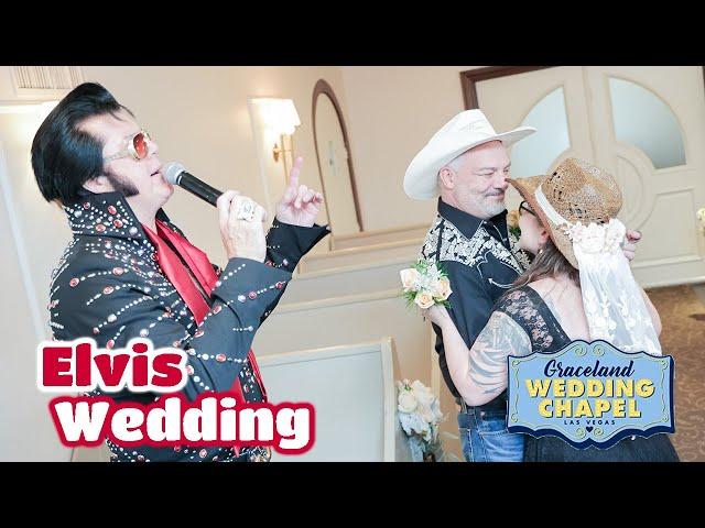 Scott & Nikki's Elvis Wedding in Las Vegas | Graceland Chapel