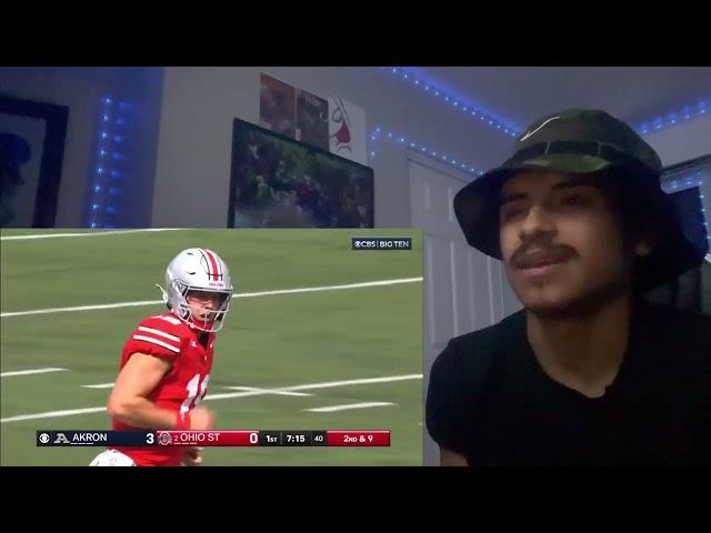 MIKESREACTION #2OHIO STATE VS AKRON | 1 WEEK COLLEGE FOOTBALL | 2024 SEASON..