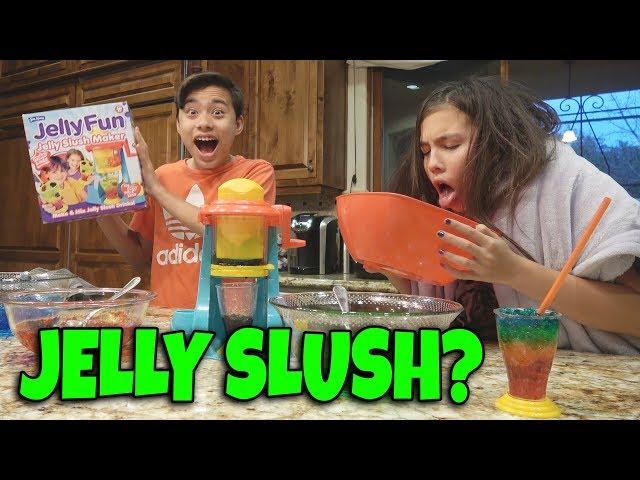 JELLY SLUSH MAKER CURES THE FLU?!!! Fun or Big Mess FAIL?!